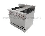 Estufa con 4 Quemadores Horno y Plancha Drago CG41P.jpg