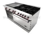 Estufa con 6 Quemadores Horno y Plancha Drago CG61PD.jpg