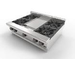 Parrillas Combinada Drago CG40PSILVER