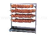 Portavarillas Horizontal 48 Pollos Acero Inoxidable